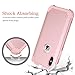 BENTOBEN Compatible with Phone Case iPhone Xs/iPhone X, Full Body Heavy Duty Shockproof Drop Protection 3 in 1 Hybrid Hard PC Anti-Slip Soft Rubber Bumper Protective Cover for Girls Women, Rose Gold