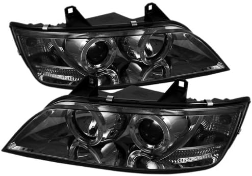Spyder 5009104 BMW Z3 96-02 Projector Headlights - LED Halo - Smoke - High H1 (Included) - Low H1 (Included)