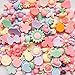 Mosheng Accessory 40pcs Mix Lots Resin Flatback Button Flower Bow Art Album Flatback Scrapbooking Embellishments Diy Scrapbooking Craft Accessory