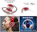 Mokata Kids Headphone Bluetooth Wireless Over Ear Foldable Headset with AUX 3.5mm Jack Cord SD Card Slot, Built-in Mic Microphone for Boys Girls Cell Phones TV PC Game Equipment B06 Red