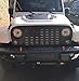 Seven Sparta Front Grill Insert for Jeep Wrangler JK/JKU 07-18 Flag Grill Insert American Flag Grille Screen, Gray