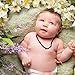 Minetom Baltic Amber Teething Necklace for Baby, Natural Teething Pain Relief for Babies Drooling & Fussiness Reduce (Cherry)