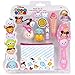 TownleyGirl Disney's Tsum Tsum Cosmetic Set with lip balm, gloss, hair ties, brush, nail polish and more