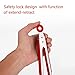 KEKU Stainless Steel Silicone Kitchen Tongs,Set of 3-7, 9, 12 Inch Heavy Duty Non-stickTongs for Barbeque, Cooking, Grilling Turner,RED