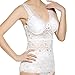 MANSTORE Women's All Lace Wire Free Smooth Camisole with Built-in Shelf Bra P130