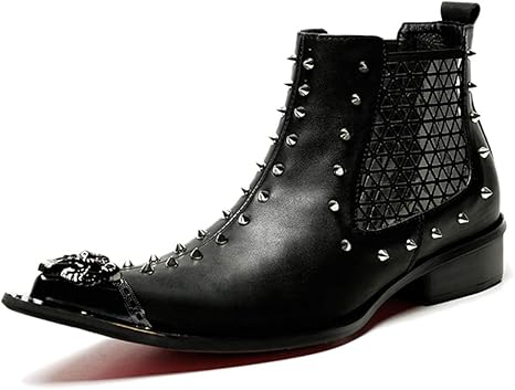 real leather booties