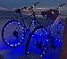 2 Pack Led Bike Wheel Light | Waterproof Bicycle Tire Light | Safety Battery Spoke Lights for Kids and Adult| Cool Bike Accessories and Decoration for bicyclers to ride at night (Blue)