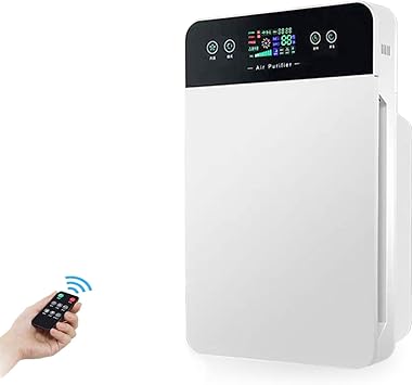 Amazon 空気清浄機 花粉 ウイルス対策 マイナスイオン 除菌 脱臭 一台三役 四重フィルター 空気品質検出 室内温度表示 スマートモード ほこり Pm2 5 ハウスダスト 30畳対応 卓上 省エネ タイマー 静音 持ち運び 軽量 微細粒子99 99 除去 3段階風量