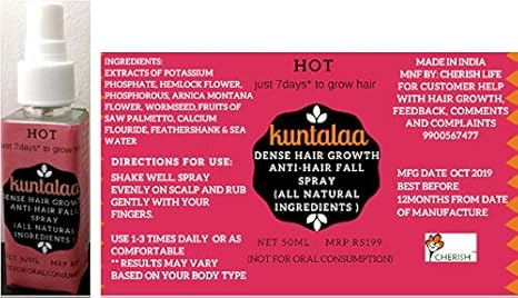 Buy Kuntalaa Cherish Hot Orange See Your Hair Grow Back In 7