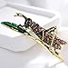 CH Cute Insect Brooch Pin Vintage Grasshopper Brooches for Women Coat Accessories
