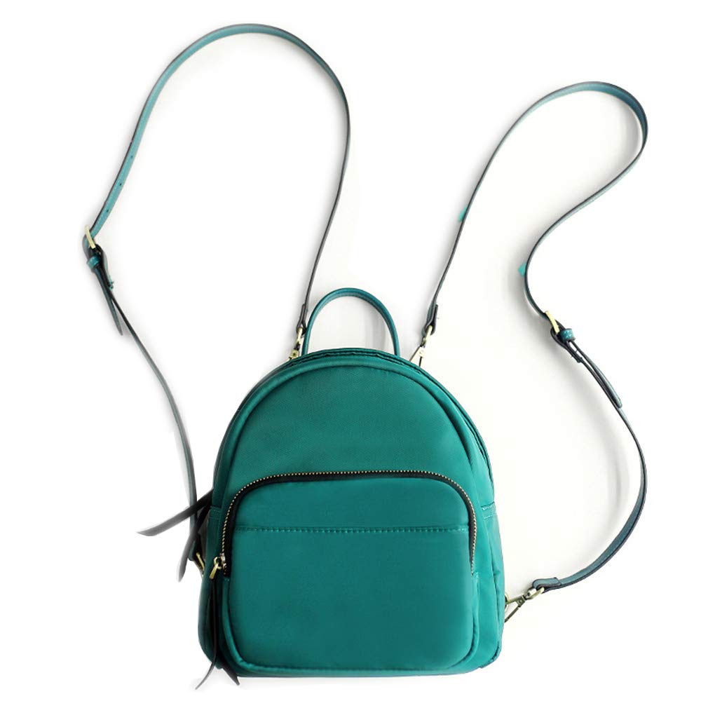 AlwaySky Women Mini Fashion Backpack Shoulder Bags, Multifunction Daypack Satchel Crossbody Bag Simple Trendy Design for Girls Ladies, Green