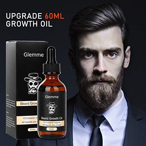 Beard Growth Kit, Derma Roller with Beard Growth Oil Serum for Men