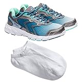 Fila Women's Lightweight Sport Mesh Athletic Running Shoe with Socks