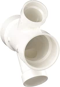 Amazon.com: 4" x 4" x 2" x 2" Hub PVC DWV Double Reducing Wye