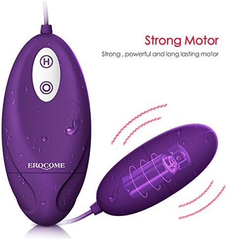 EROCOME wired bullet portable massager 12-Frequency Waterproof Silicone Single Love Egg for Women