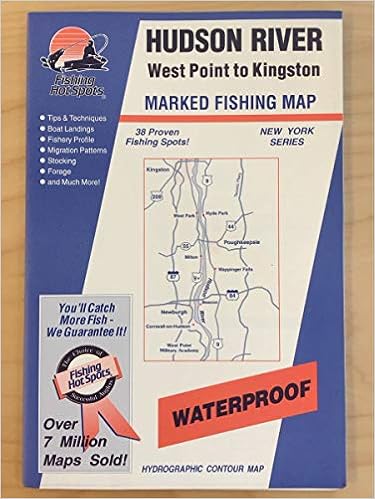 Hudson River Fishing Map Hudson River Fishing Map: West Point To Kingston (New York Fishing Map  Series, M489): Fishing Hot Spots: Books: Amazon.com