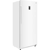 Kenmore 17.0 Cubic Feet Capacity Upright freezer - Convertible Refrigerator/Freezer, 4 Shelves, Garage Ready, Meat Storage, Auto Defrost, Congelador For Home, Apartment, Basement, Dorm,White
