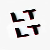 Yoaoo 2Pack OEM Black Lt Letter Nameplate Emblems