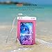 Trianium (2Pack) Universal Waterproof Case, [White/Hot Pink] Cellphone Dry Bag Pouch w/ IPX8 for Cell Phone X 8 - iPhone, Samsung Galaxy S9, LG, HTC,Nokia,Xperia,Motorola up to 6.0” Phone Diagonal