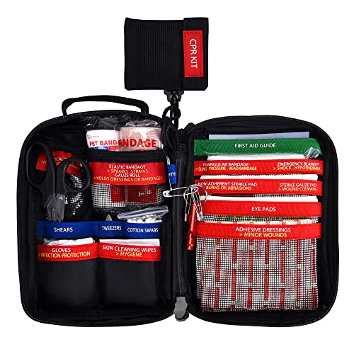 【2023 First aid Kits,Portable First Aid Kit with