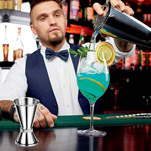 Cocktail Shaker Set, SANBLOGAN 750ML Cocktailshaker Set Profi Cocktailmixer mit Muddler, Messbecher, Barlöffel, Eiszange… – Bild 3
