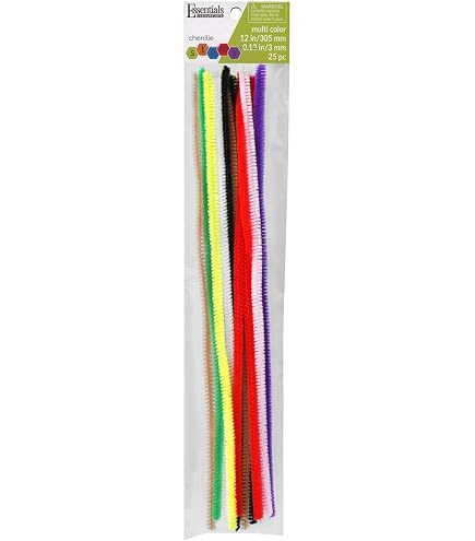 Cousin DIY White Chenille Pipe Cleaners – 3mm X 12 Inch, Pack Of 100 For Crafts & Decor - View #9