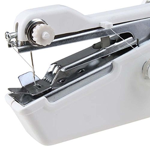 Awekris Sewing Machine Handheld Mini Quick Stitch Manual Sewing Machine Portable, Electronic Handy Sewing Machine Home Travel Kids