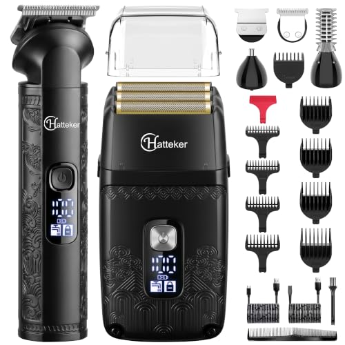 Hatteker Hair Clipper Electric Razor Foil Shavers