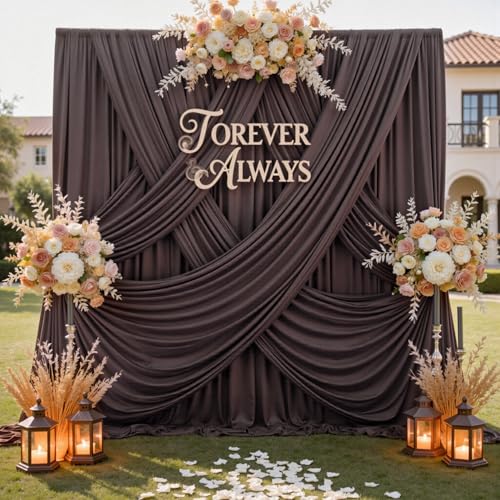 CO-AVE X Brown Backdrop Curtains