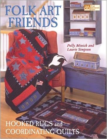 今日の超目玉 Hooked Friends Art Folk Rugs Quilts Coordinating And その他