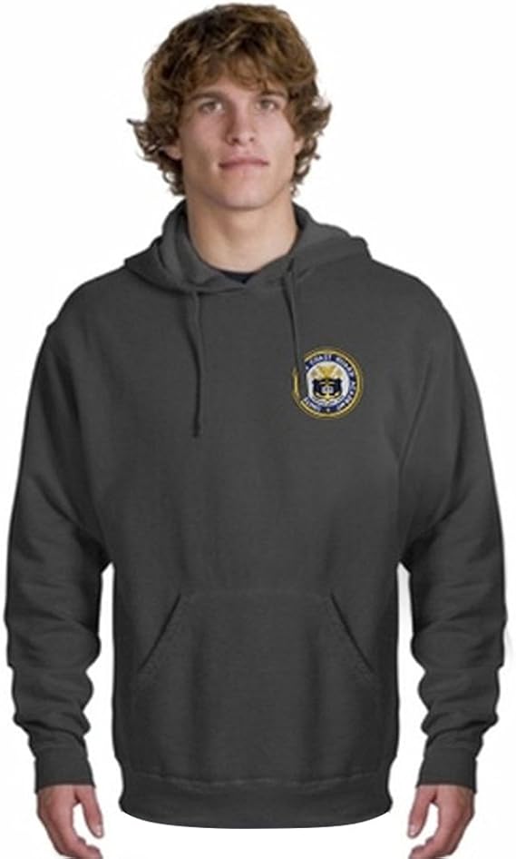 Coast Guard Hooded SweatshirtGreyLarge Amazon.ca Clothing & Accessories