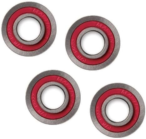 (Pack of 4) Magliner Precision Sealed Flanged Ball Bearing 5/8" x 1-3/8" Flanged (Red Seal)