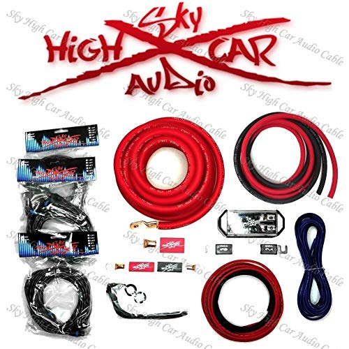 Buy Dual Amp Kit Sky High Car Audio 1/0 OFC to Dual 4 Gauge OFC