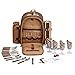 Apollo Walker Picnic Backpack Bag for 4 Person with Cooler Compartment,Wine Bag, Picnic Blanket(45