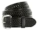 Genuine Leather Western Basketweave Interlacing Criss-Cross Casual Jean Belt for Men