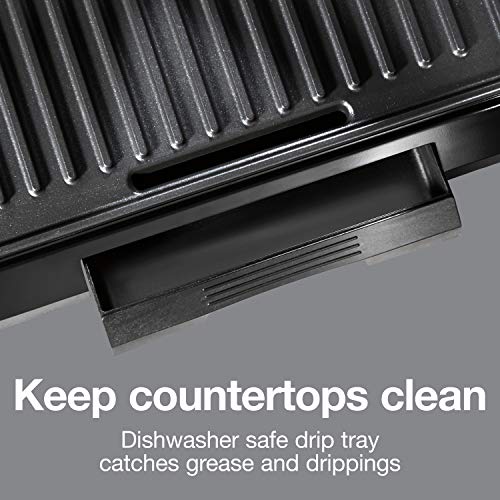 Proctor Silex 4 Serving Panini Press, Sandwich Maker and Compact Indoor Grill, Upright Storage