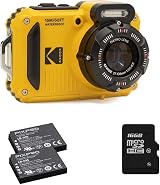 Kodak Pixpro WPZ2 Camera Pack 2 Batteries 1 Micro SD 16MP Waterproof 15m