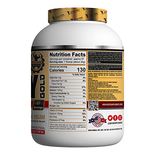 Dexter Jackson Signature Series Gold Whey Gold (5 Lbs, Vanilla Ice Cream)