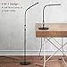 Albrillo Dimmable LED Floor Lamp with Remote Control and Timer, 1800lm Standing Light for Living Room Bedroom Office, 2-in-1 LED Reading Lamp, Black