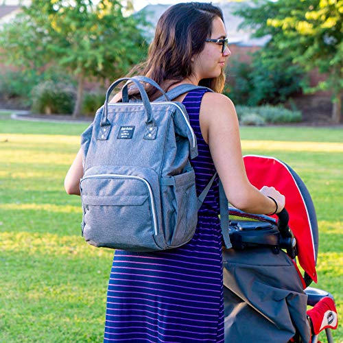 Dodo Babies Diaper Bag Backpack Set Insulated & Waterproof Pockets