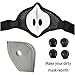 MoHo Cycling Mask, Dustproof Mask Activated Carbon Filtration Mesh Cover Filter Dust Allergy Pollen Exhaust Gas Anti PM2.5 for Training Hiking Cycling and more outdoor sports
