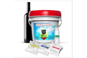 BestwineAmerica Miracle Grape Extraction – White Style Wine – 0.5 U.S. gal Kit Makes 6 U.S. gal of Wine - (30 X 750ML) Red style Cabernet Sauvignon