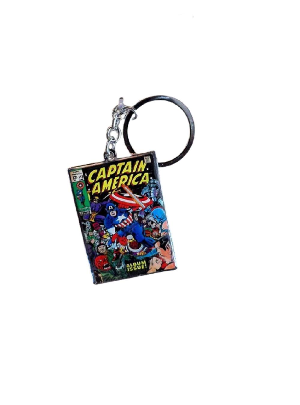 BBDesigns Marvel Comic Captain America Keyring Keychain