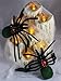 Joyin Toy 8 Pieces Scary Realistic Halloween Decorations Including 2 Hanging Bats, 2 Rats, 2 Large Spiders and 2 Snakes.