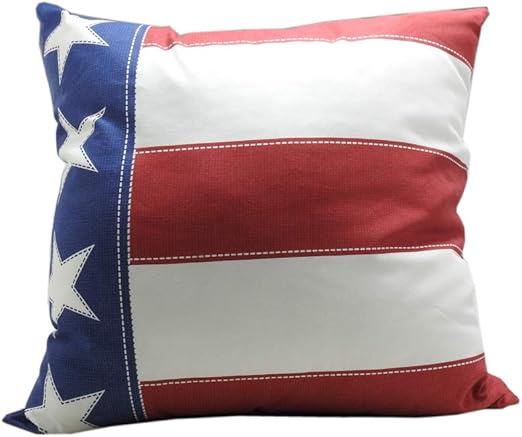 Amazon Com Americana Pillow Lot Of 2 24 X 24 Decorative Decor