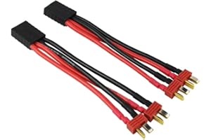 OliYin 2pcs Compatible with TRX 1-Female to Anti-Skid T-Plug 2-Male Parallel Connector Adapter(Pack of 2)