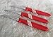 3PC CARVING KNIFE PLASTIC KNIVES FRUIT VEGETABLE FOOD KITCHENWARE ART TOOL