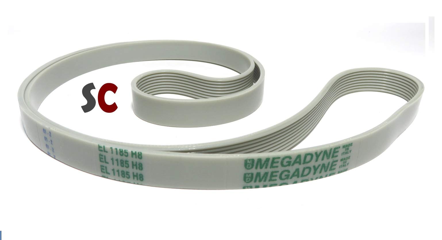 Megadyne - Washing machine drive belt EL 1185 H8