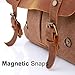 WOWBOX Messenger Bag Satchel Vintage Canvas Leather 13