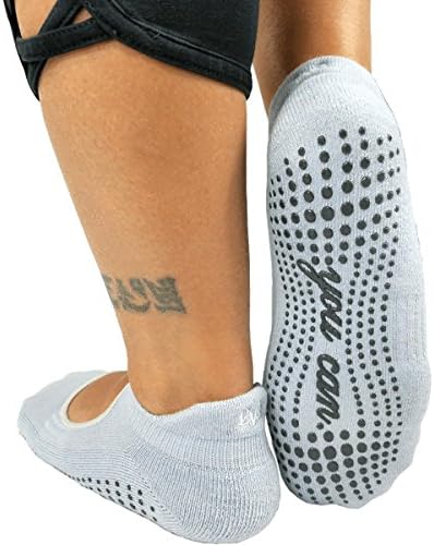 Yoga Socks Barre Socks for Women - Pilates Ballet Cotton with Grip non slip skid